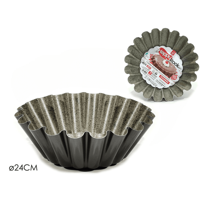 Φόρμα Κέικ Μαργαρίτα Αλουμινίου Αντικολλητική Φ24cm Art.893731 General Trade