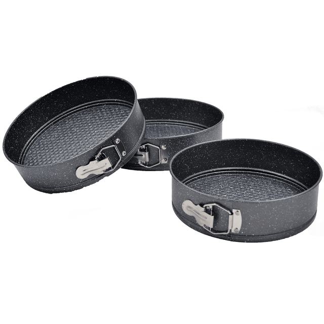 Φόρμες Σετ 3 Αντικολλητικές Ζαχαροπλαστικής με Τσέρκι Sidirela E-2289