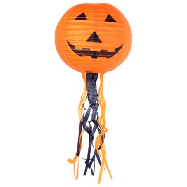 Χάρτινο Φανάρι Halloween Κολοκύθα 25cm Welkhome