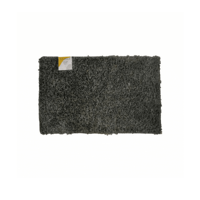 Χαλάκι ''CLAUDIA'' Shaggy 50x80cm Ανθρακί / Μαύρο Sidirela E-4087