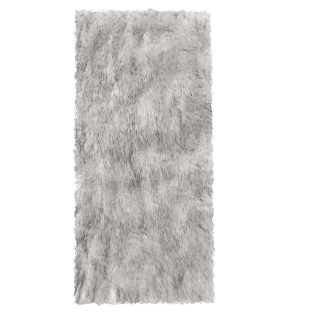 Χαλί Γούνινο Λευκό 120x170cm TnS 39-950-1962