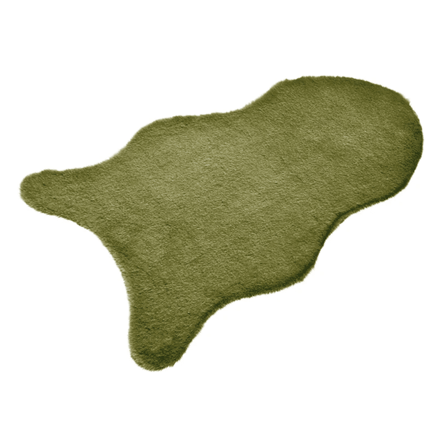 Χαλί Διάδρομος Γούνινο Σχήμα Ζώου Matcha Πράσινο 80x50x2cm G.Wurm