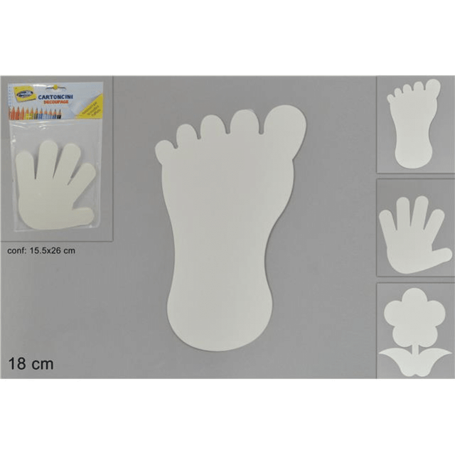 Χαρτόνι Λευκό ζωγραφικής 3 Σχέδια Art.AC22240 Welkhome