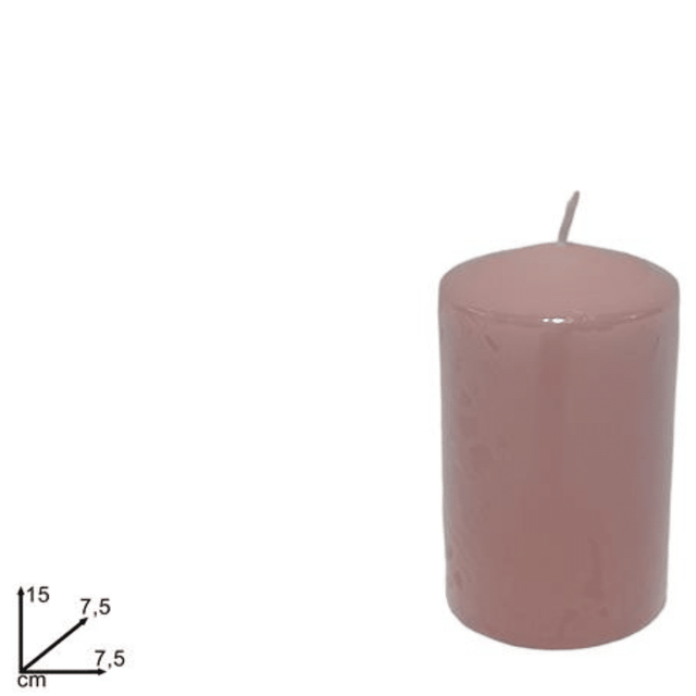 Κερί Κορμός Σάπιο Μήλο Διακοσμητικό Φ7.5x15cm Welkhome