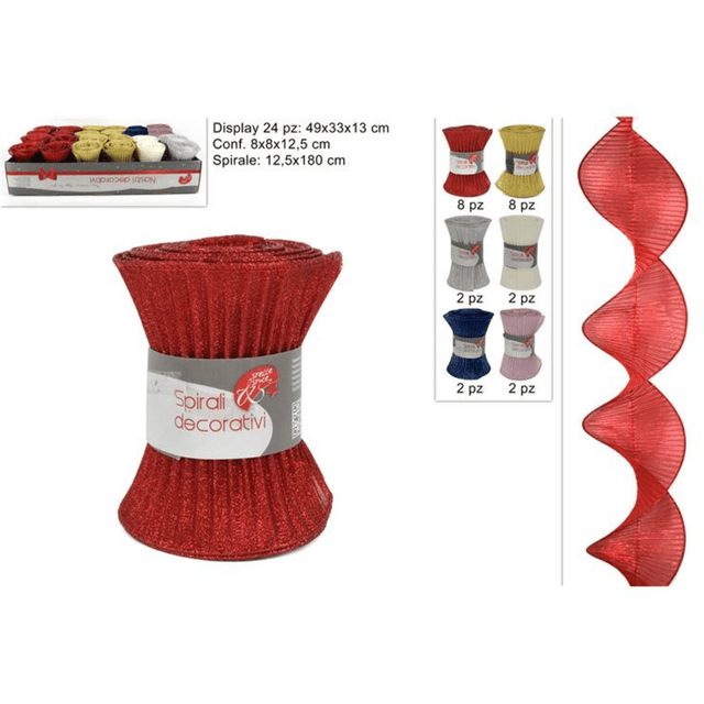 Κορδέλα Διακοσμητική Υφασμάτινη με Σούρες 12.5x180cm Διάφορα Χρώματα Welkhome