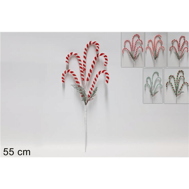 Χριστουγεννιάτικο Διακοσμητικό Κλαδί Στολίδια 55cm Welkhome