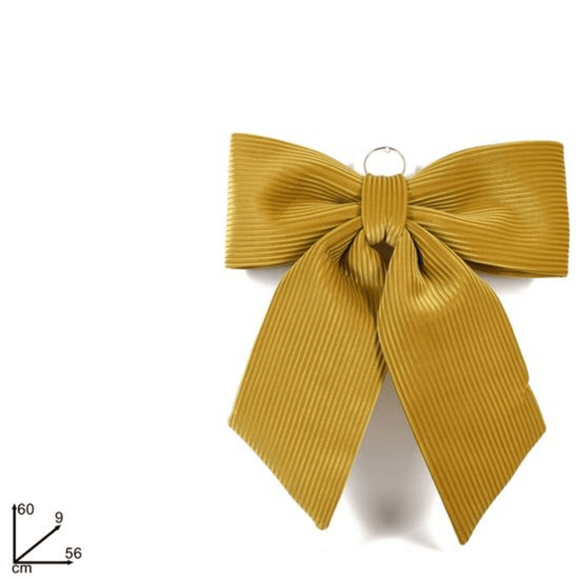 Φιόγκος Βελούδινος Κρεμαστός Χρυσός 60x56x9cm Welkhome