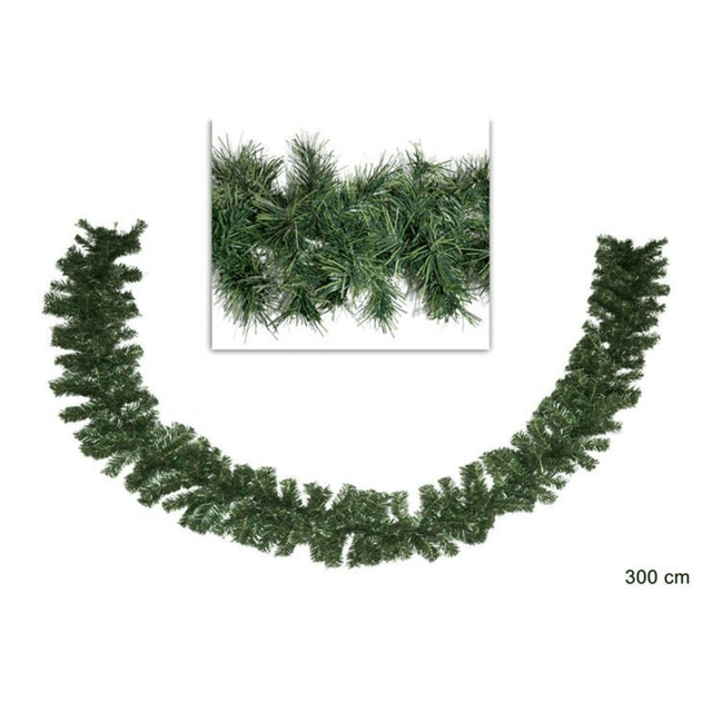 Γιρλάντα Χριστουγεννιάτικη Πράσινη 300cm Welkhome