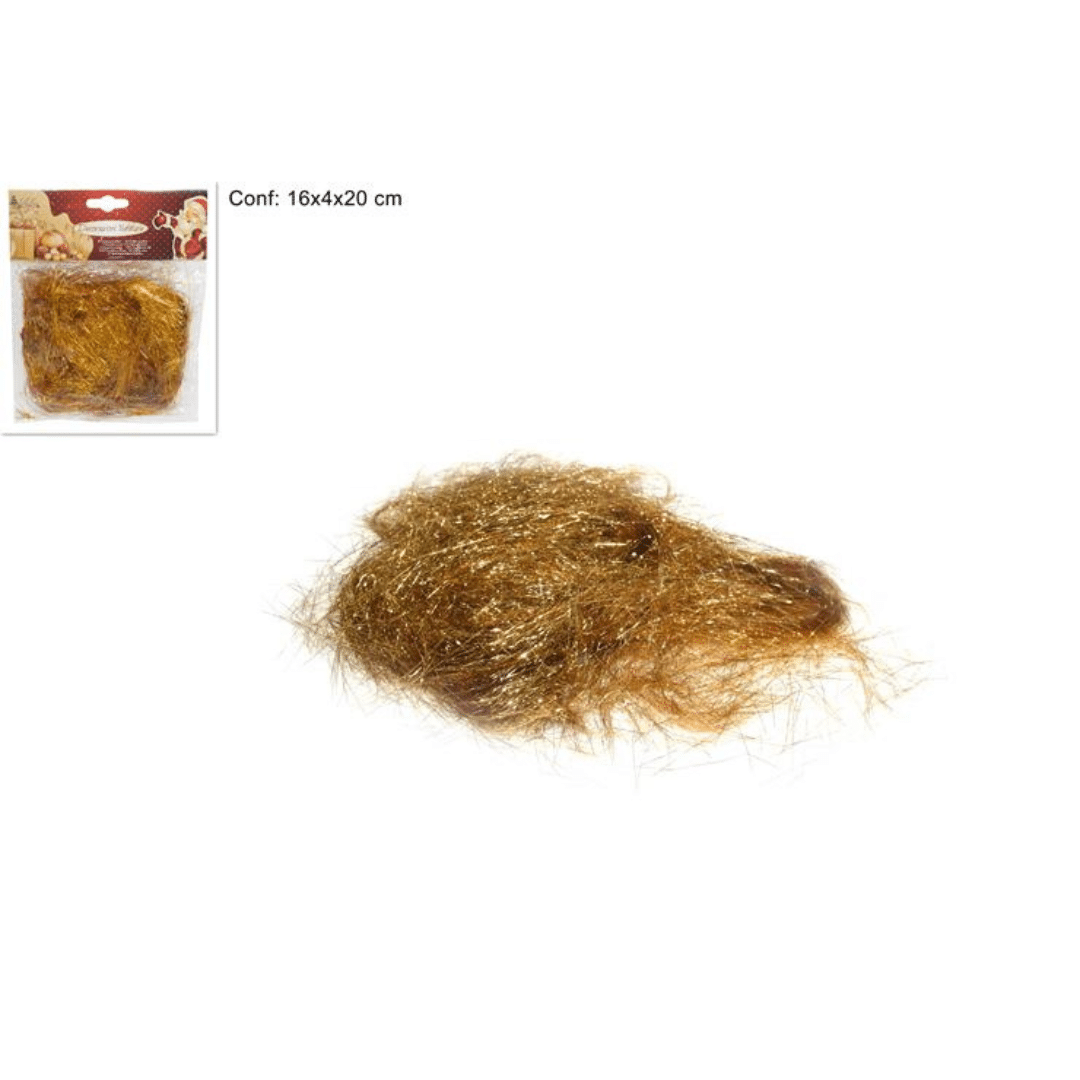 Χόρτο Διακοσμητικό Μεταλλιζέ Χρυσό Welkhome