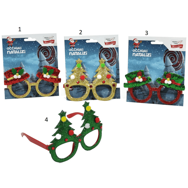 Γυαλιά με Γκλίτερ Χριστουγεννιάτικα Vesti Casa