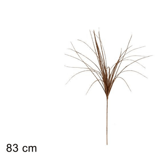 Χριστουγεννιάτικο Διακοσμητικό Κλάδι Μπρονζε με Γκλίτερ 83cm Welkhome