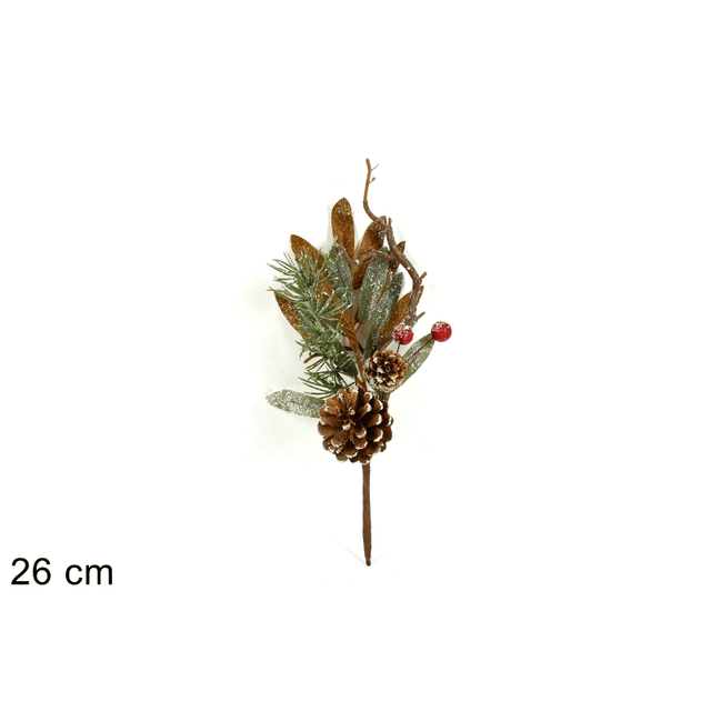 Χριστουγεννιάτικο Διακοσμητικό Κλαδί 26cm Welkhome