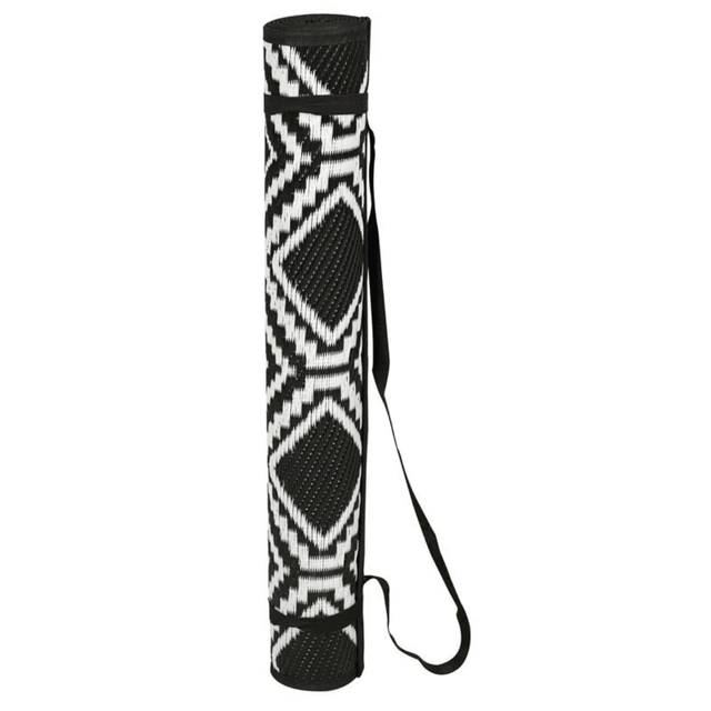 Ψάθα Παραλίας Ρολλό Πλαστική με Σχέδιο Ρόμβους 180x70cm TnS (03.BM-70GEO) - Γαλάζιο