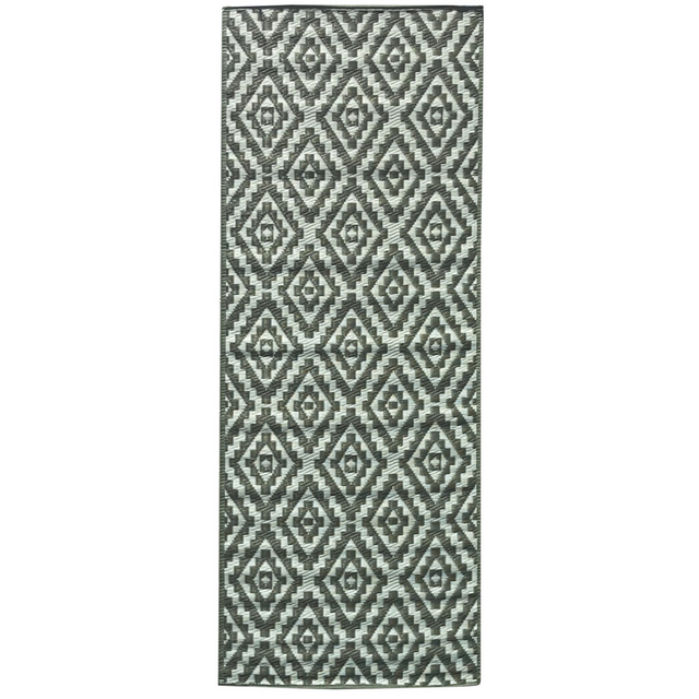 Ψάθα Παραλίας Ρολλό Πλαστική με Σχέδιο Ρόμβους 180x70cm TnS (03.BM-70GEO) - Γαλάζιο