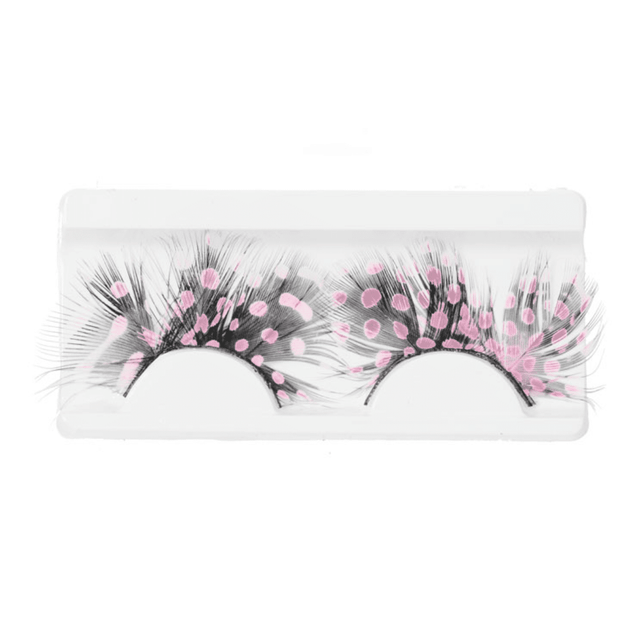 Ψεύτικες Βλεφαρίδες Χρώμα Ροζ (Αποκριάτικα Αξεσουάρ) General Trade