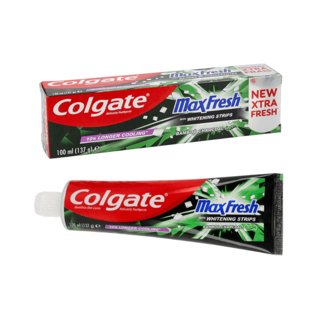 Colgate Οδοντόκρεμα 100ml Max Fresh Bamboo Charcoal με Ενεργό Άνθρακα για Λεύκανση