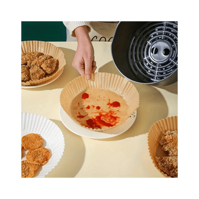 Cook N Fry (Airfryer) Αντικολλητικό Χαρτί για Φριτέζα Αέρα 20cm 25τεμ
