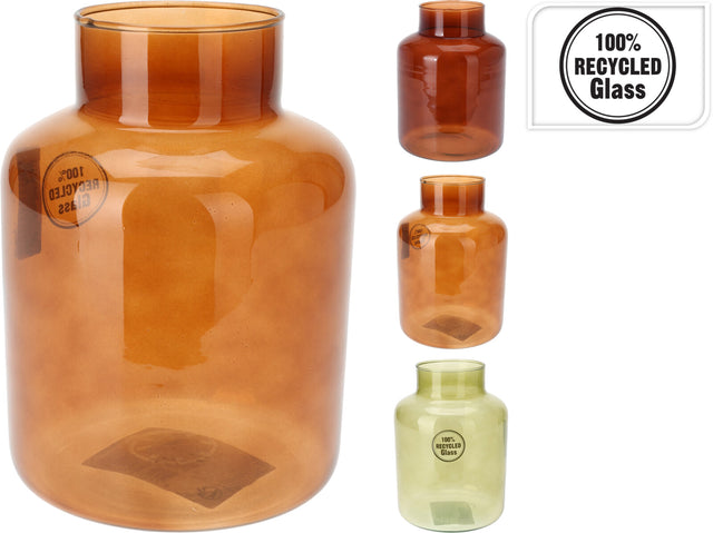 Βάζο Γυάλινο 140XH200MM 3 Χρώματα