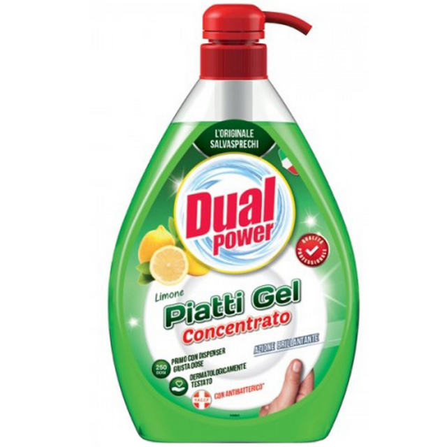 Dual Power Professional Υγρό Πιάτων 1000ml Αντλία με Λεμόνι
