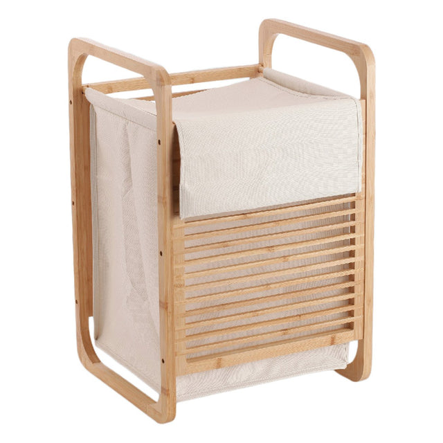 Καλάθι Απλύτων Bamboo 40x35x60cm E-1323 Sidirela