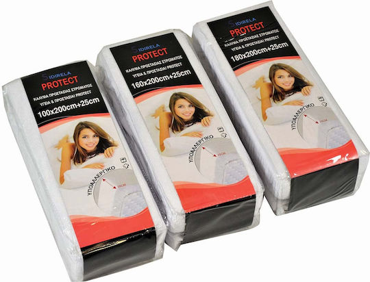 Προστατευτικό Επίστρωμα Μονό Αδιάβροχο με Λάστιχο Protect 160x200+25cm