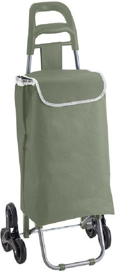 Καρότσι Λαϊκής Πτυσσόμενο STEP με 3 Ρόδες Υφασμάτινο E-3415 Sidirela