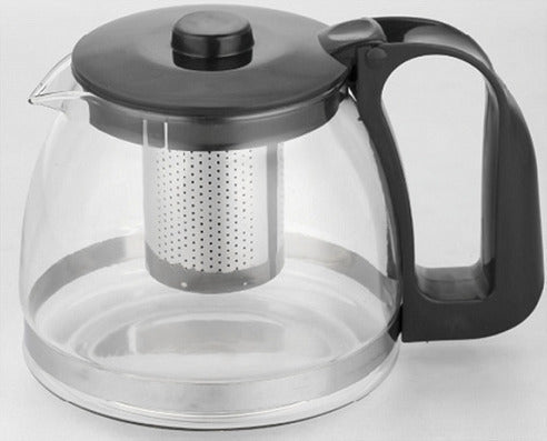 Τσαγιέρα Γυάλινη με Φίλτρο σε Διάφανο Χρώμα 700ml Sidirela E-3446