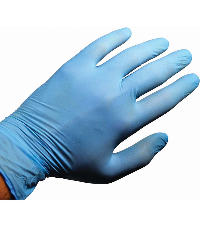 Γάντια Εργασίας Μιας Χρήσης Νιτριλίου Χρώμα Μπλέ 100τεμ X Large
