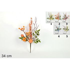Κλαδί Τεχνητό Λουλούδι 5 Χρώματα 34cm Art.LU001767 Welkhome