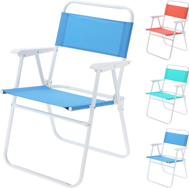 Καρέκλα Παραλίας Πτυσσόμενη 3 Χρώματα 50x54xh79cm
