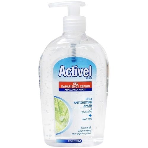 Farcom Activel Plus 500ml Gel 70% Αλκοόλη Αντισηπτικά Χεριών