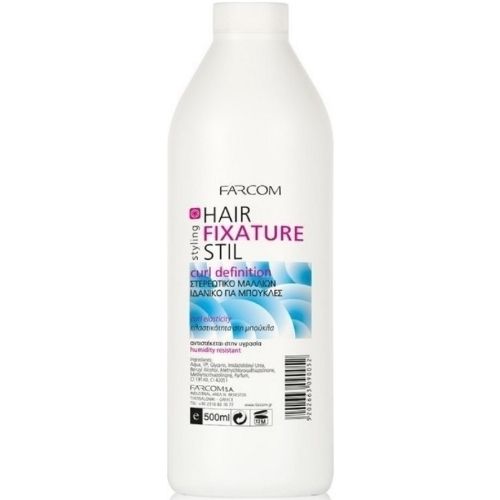 Farcom Hair Fixature 500ml Stil Στερεωτικό μαλλιών για μπούκλες