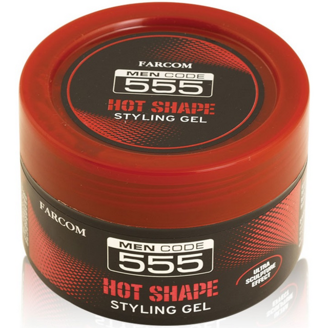 Gel Farcom Men 250ml Code 555 Hot shape Styling Τζελ Μαλλιών