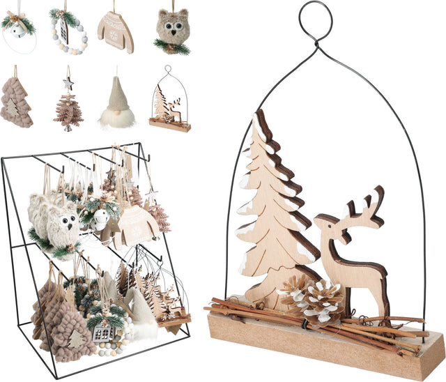 Κρεμαστό Στολίδι Χριστουγεννιάτικο Ξύλινο 13cm