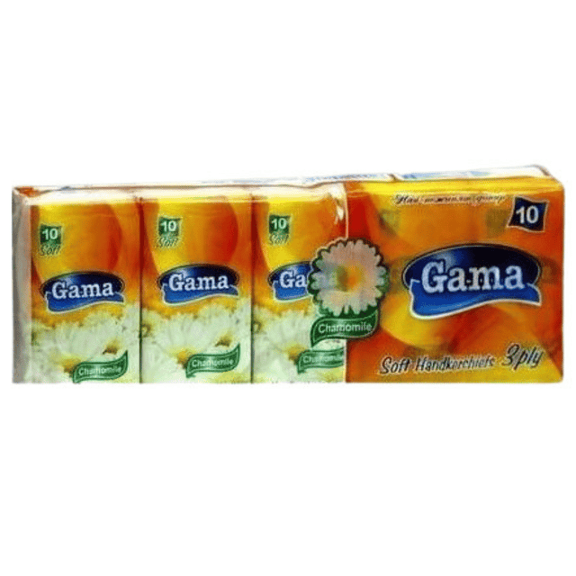 Gama Χαρτομάντηλο 10τμχ (3φυλλα)
