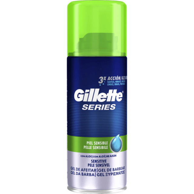 Gel Ξυρίσματος 75ml Gillette Series Sensitive με Αλόη για Ευαίσθητες Επιδερμίδες