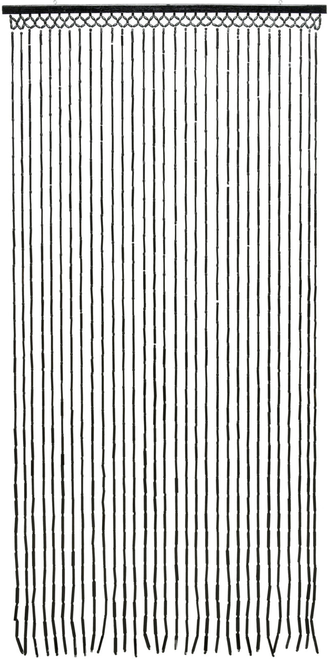 Κουρτίνα Πόρτας BAMBOO 90x180cm Μαύρο Χρώμα