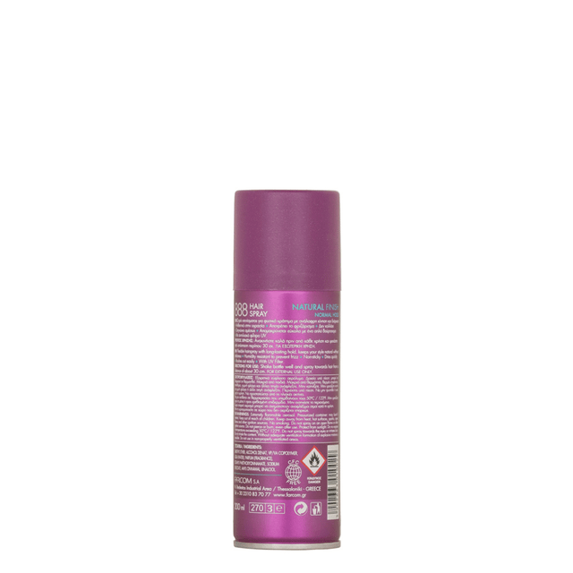 Hairspray Farcom 888 200ml Φυσικό Κράτημα Λάκ Μαλλιών