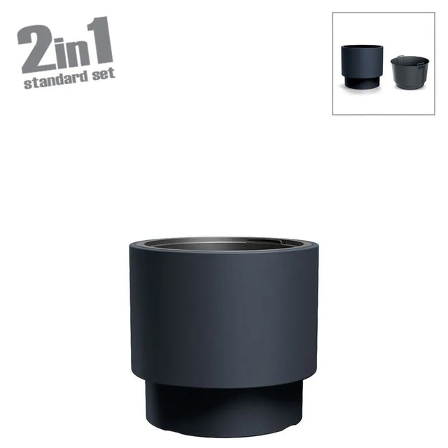 Κασπώ (2 Σε 1) Πλαστικό Ανθρακί Heos - Φ29.8x28cm