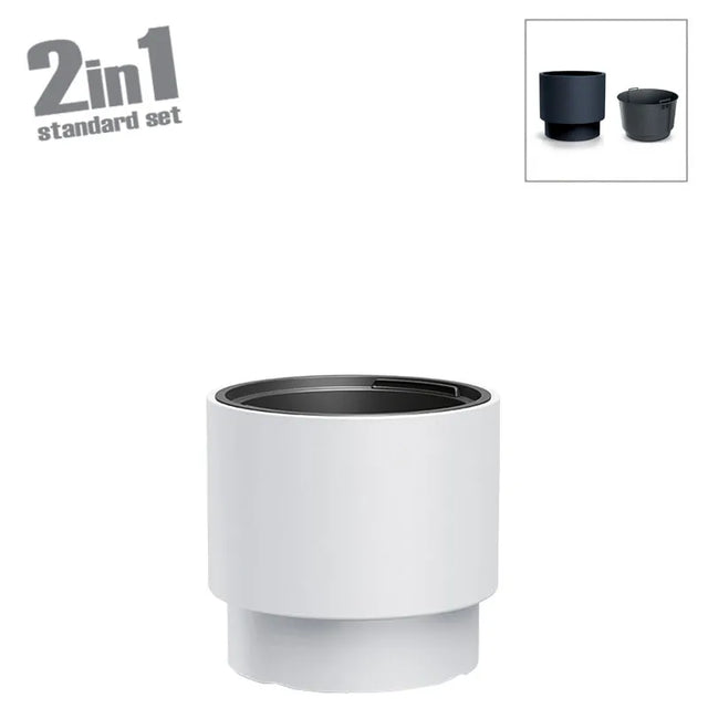 Κασπώ (2 Σε 1) Πλαστικό Λευκό Heos - Φ29.8x28cm