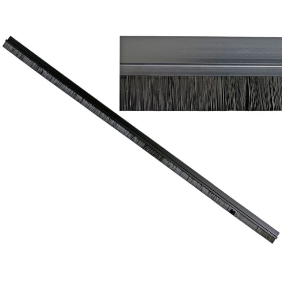 Αεροστοπ Στεγανοποίησης με Βούρτσα 100x4,2cm Μαύρο 32-950-1514