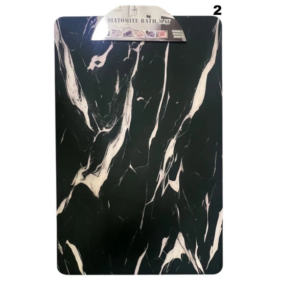 Πατάκι Μπάνιου Super Απορροφητικό Ορθογώνιο Σχέδιο Μάρμαρο 50x80cm.