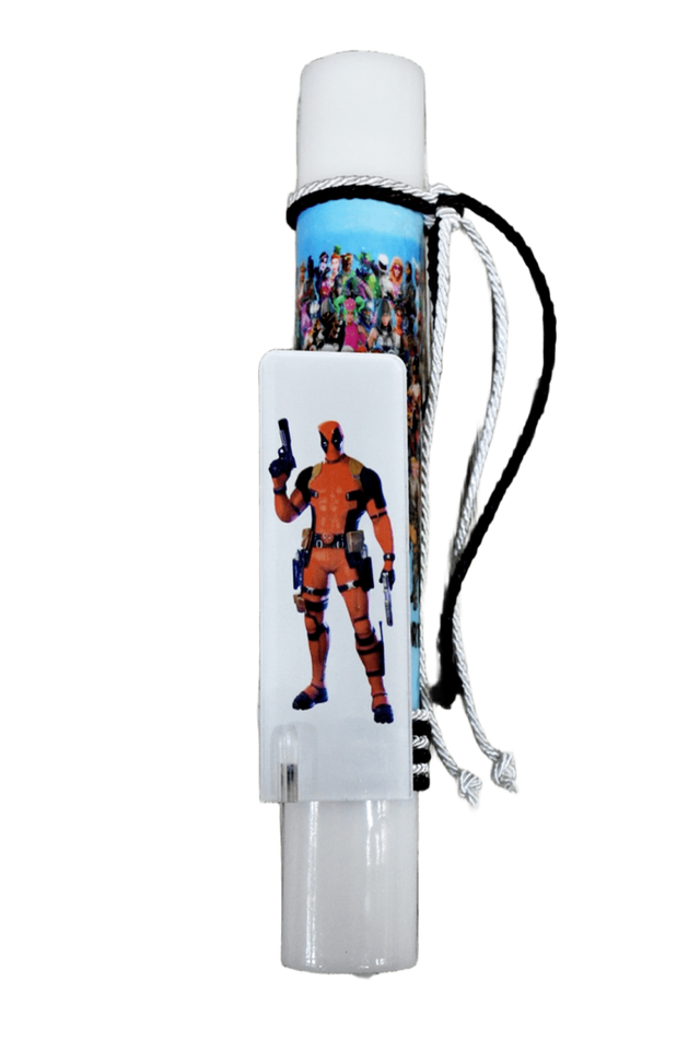 Λαμπάδα Πασχαλινή (Gerakis) fortnite Κόκκινος Plexiglass 25 x 3,5cm 25Δ010 003706