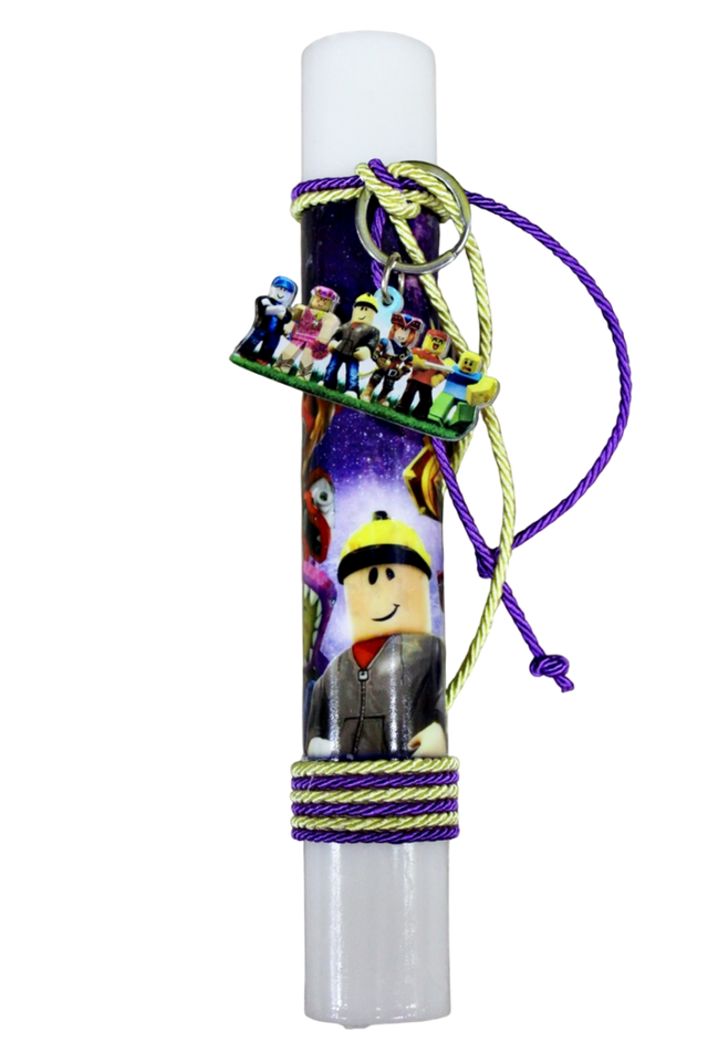 Λαμπάδα Πασχαλινή (Gerakis) Ρομπ Plexiglass Μπρελόκ 25 x 3,5cm 25Δ004 003712