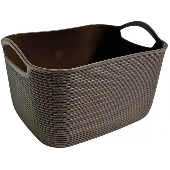 Καλάθι Τακτοποίησης Πλαστικό Καφέ TnS 32-800-1664