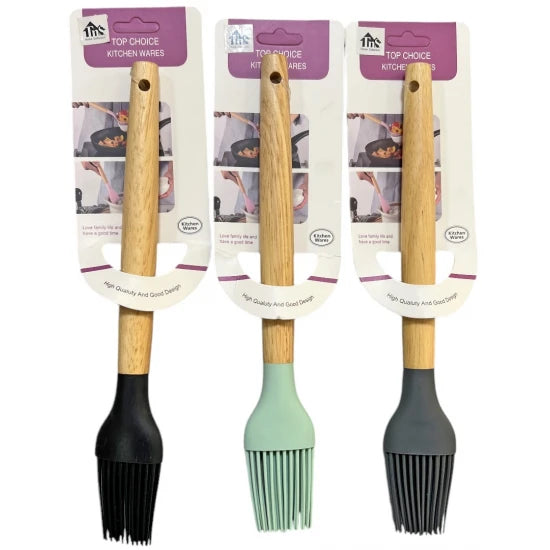 Πινέλο Σιλικόνης με Ξύλινη Λαβή 26cm TnS 03-950-4081