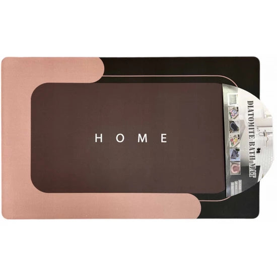 Πατάκι Μπάνιου Super Απορροφητικό Ορθογώνιο Καφέ 50x80cm.