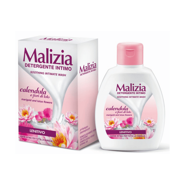 Malizia Intimo 200ml Wash για την Ευαίσθητη Περιοχή Calendula Marigold & Lotus Flowers
