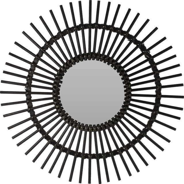 Καθρέφτης Ξύλινος 78cm Μαύρο Χρώμα