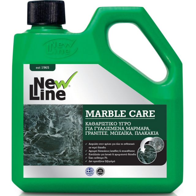 New Line 1000ml Marble Care Υγρό 90261 Καθαριστικό για Γυαλισμένα Μάρμαρα και Γρανίτες